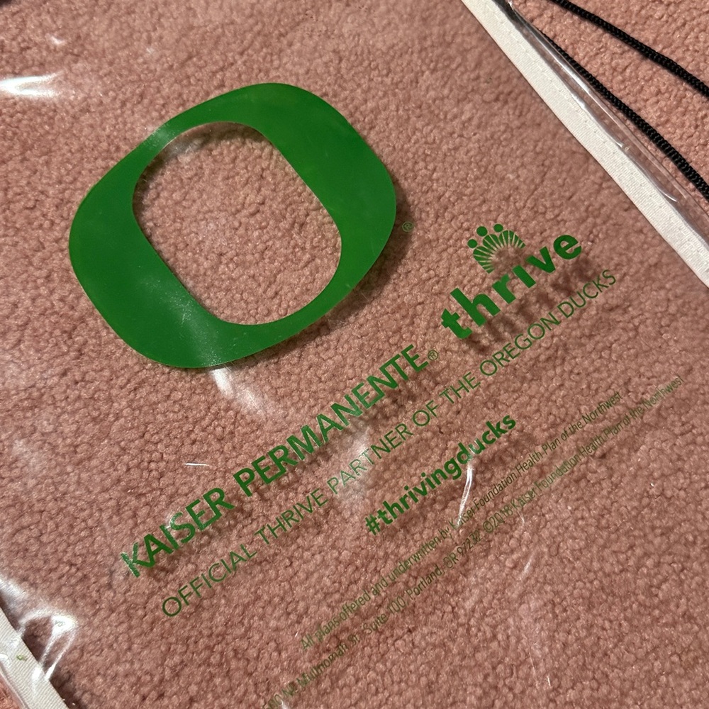 Clear Drawstring Backpack With University Of Oreg… - image 2